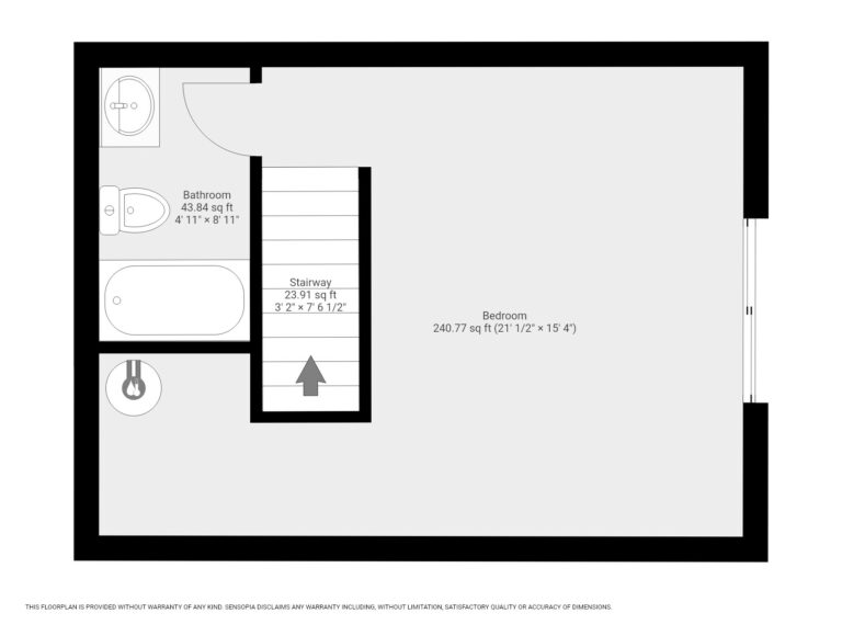 349 Jennings Apt A (2nd Floor) map with 1 bedroom and 1 bathroom