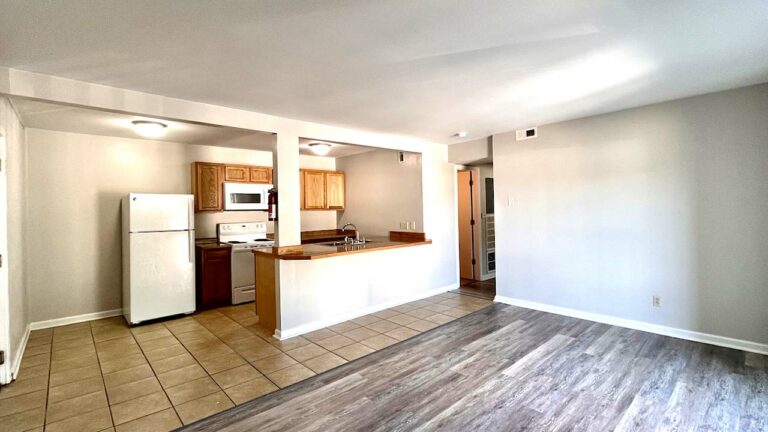 Pine Bridge Apartments - apartment interior living area and kitchen