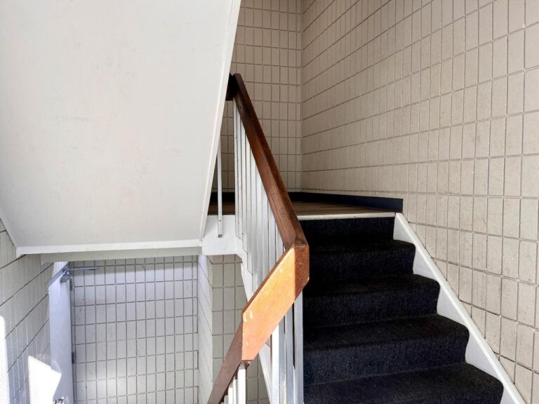 Wood Street Apartments interior stairwell