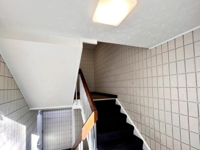 Wood Street Apartments interior stairwell